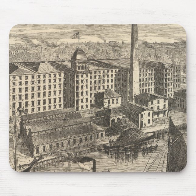 Tapis De Souris Manufacture du coton à bascule ONT de Clark (Devant)