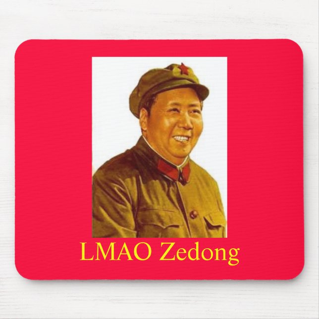 Tapis De Souris mao, LMAO Zedong (Devant)
