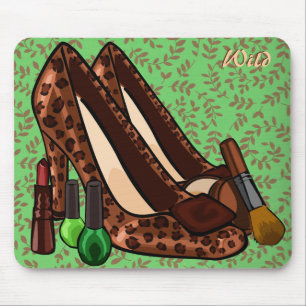 Tapis De Souris Maquillage SAUVAGE et chaussures Mousepad