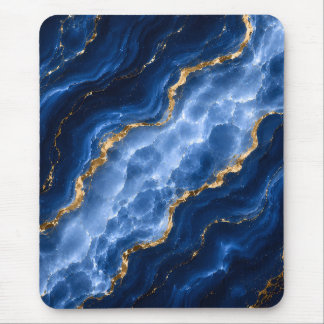 Tapis De Souris Marbre Agate Saphir Luxueux