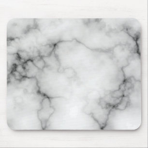 Tapis De Souris Marbre blanc et noir simulé