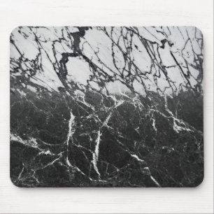 Tapis De Souris Marbre noir et blanc moderne glamour tendance