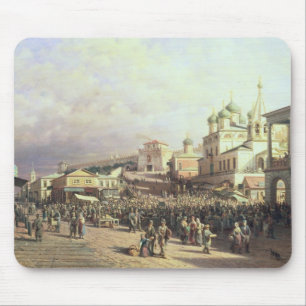 Tapis De Souris Marché dans Nishny, Novgorod, 1872
