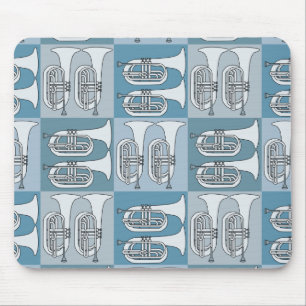 Tapis De Souris Marching Baritone Crosshatch