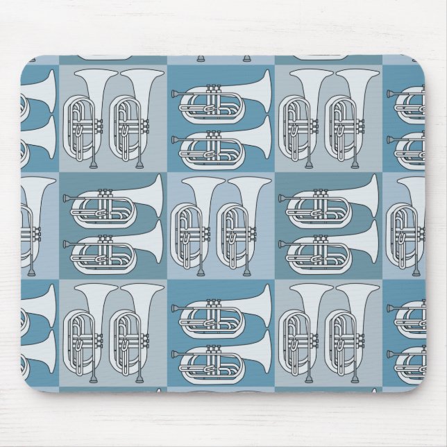 Tapis De Souris Marching Baritone Crosshatch (Devant)