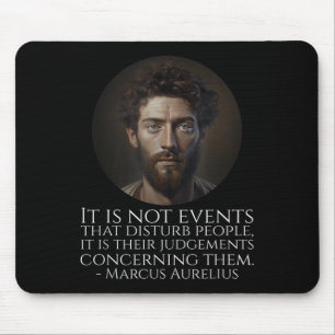 Tapis De Souris Marcus Aurelius - Philosophie stoïque romaine anti