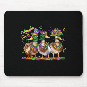 Tapis De Souris Mardi Gras Costume Carnaval Canard Louisiane Homme