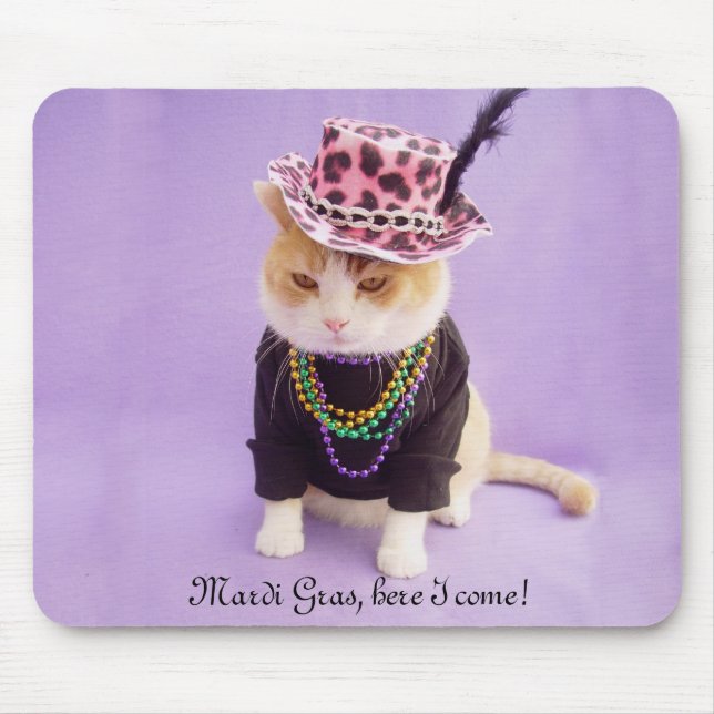 Tapis De Souris Mardi gras, ici je viens ! (Devant)