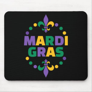 Tapis De Souris Mardi Gras Joyeux Carnaval de Mardi Gras
