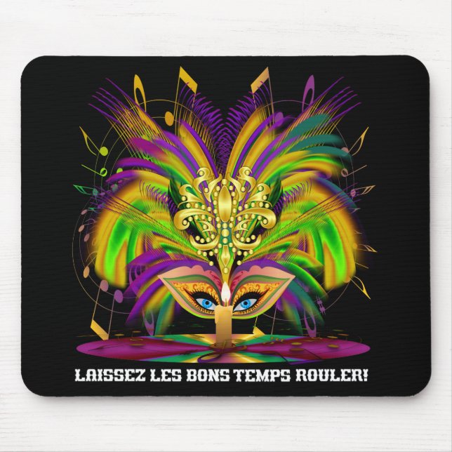 Tapis De Souris Mardi-Gras-Mask-The-Queen-V-4 (Devant)