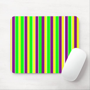 Tapis De Souris Mardi Gras Stripes