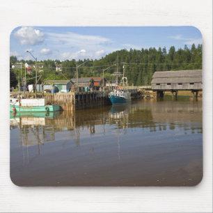 Tapis De Souris Marée moyenne dans la baie de Fundy à St. Martins,
