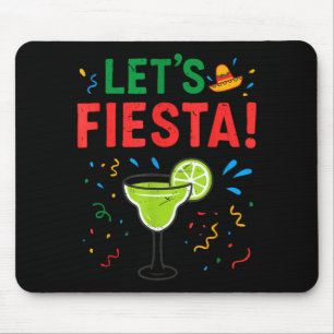 Tapis De Souris Margarita cinq mai laisse fiesta drôle en buvant
