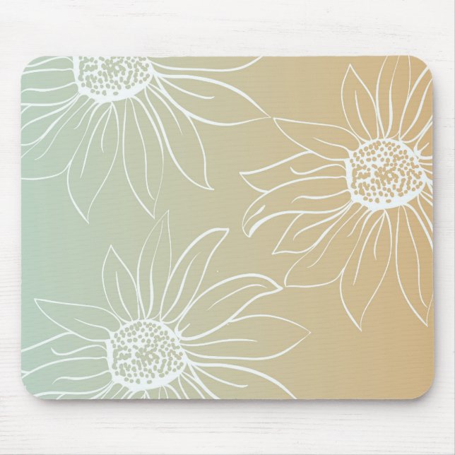 Tapis De Souris Marguerite blanche (Devant)