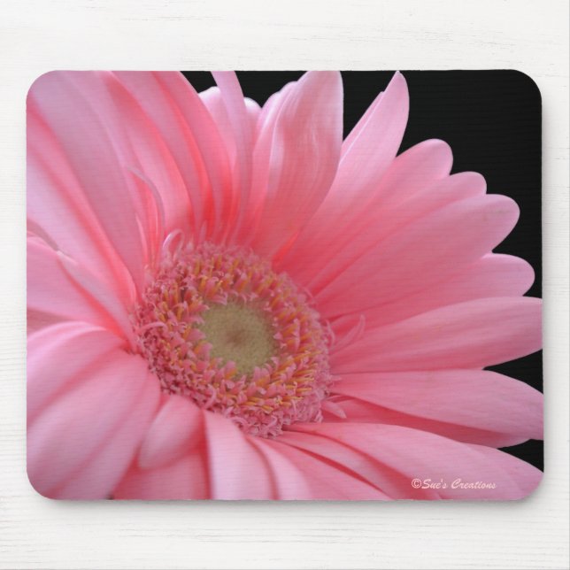 Tapis De Souris Marguerite rose de Gerber (Devant)