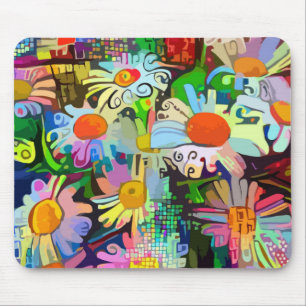 Tapis De Souris Marguerites