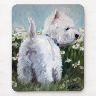Tapis De Souris marguerites de cueillette - mousepad des montagnes