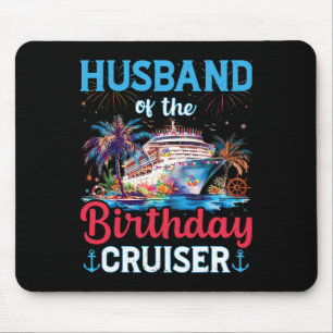 Tapis De Souris Mari De L'Anniversaire Cruiser Funny Cruise Birth