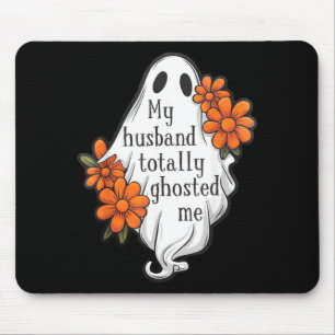 Tapis De Souris Mari fantôme drôle de costume d'Halloween effrayan