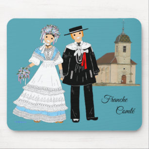 Tapis De Souris Mariage comtois, Doubs, France