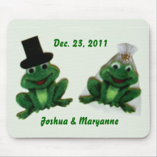 Tapis De Souris Mariage Froggy - Mousepad