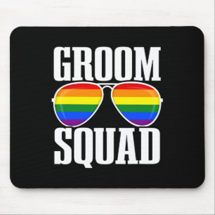Tapis De Souris Mariage LGBTQ - Drapeau de la fierté gay - Marié f
