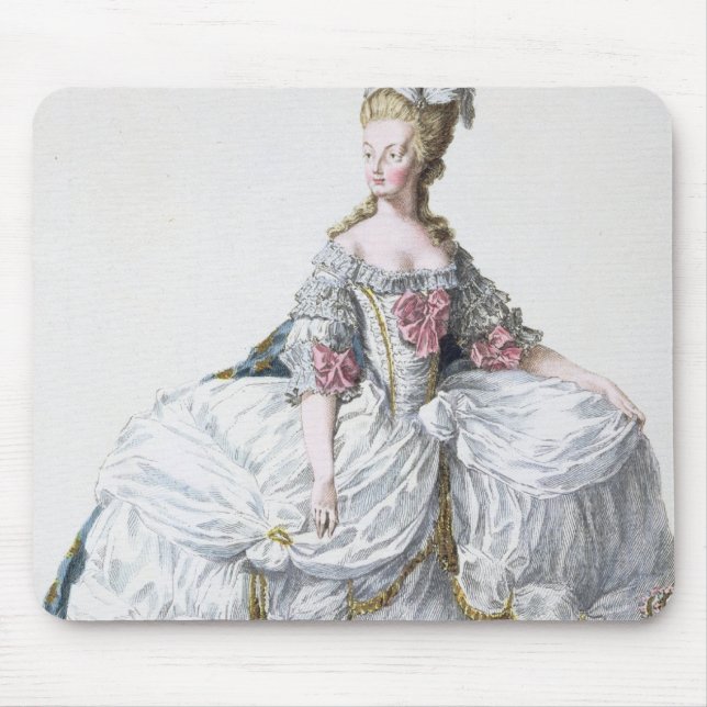 Tapis De Souris Marie Antoinette (1752-93) de 'DES Estam de (Devant)