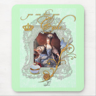 Tapis De Souris Marie Antoinette Cupcake et Bluebird