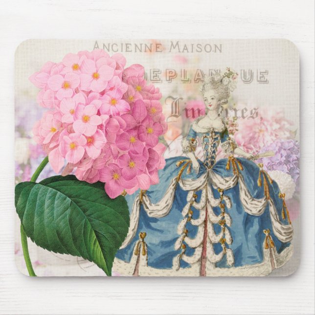 Tapis De Souris Marie Antoinette Shabby Mousepad (Devant)