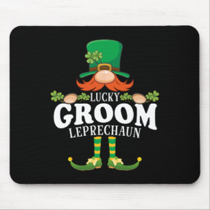 Tapis De Souris Marié chanceux Lutin Drôle de la Saint-Patrick 