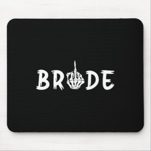 Tapis De Souris Mariée de mariage d'Halloween Marié squelette jusq
