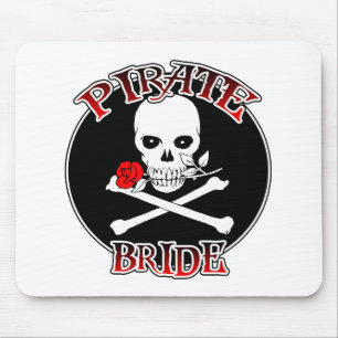 Tapis De Souris Mariée pirate Mousepad