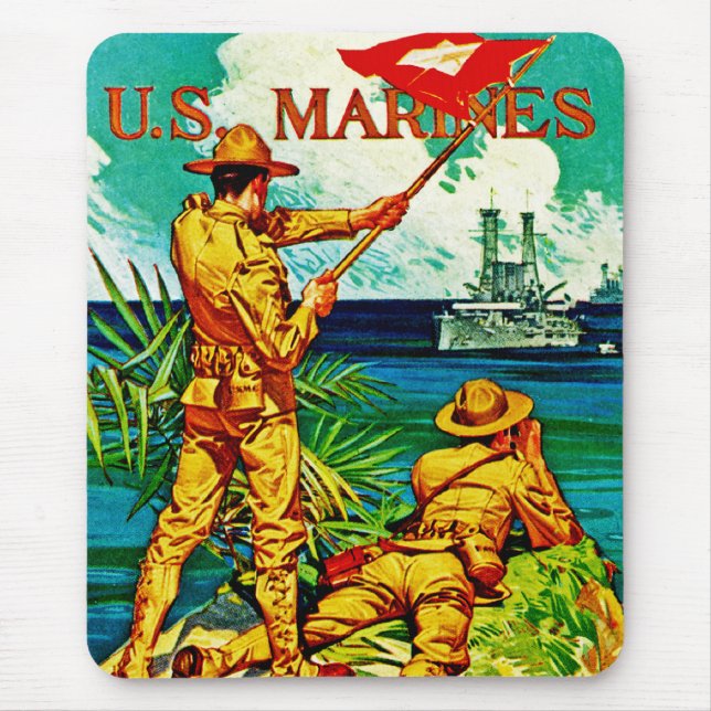 Tapis De Souris Marines américains ~ Signal Flag (Devant)