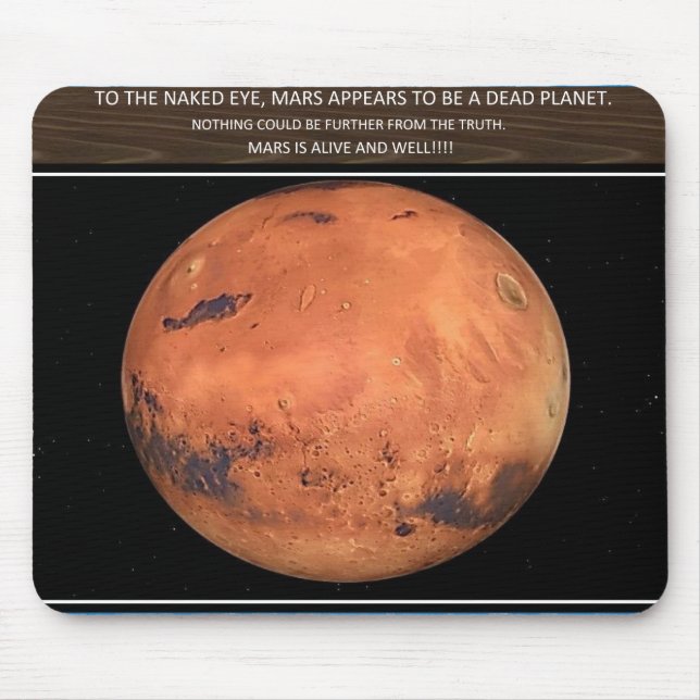 Tapis De Souris Mars est vivante (Devant)
