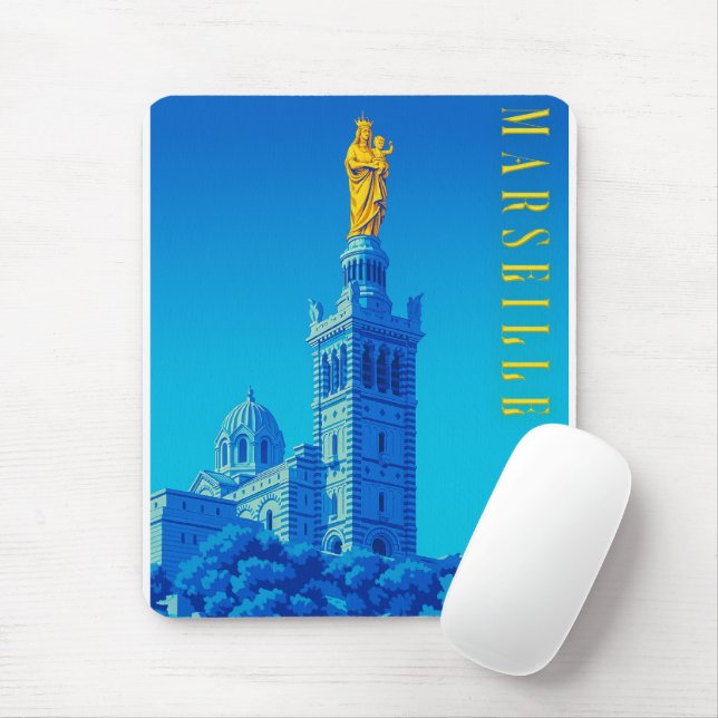 Tapis De Souris MARSEILLE Mousepad (Avec souris)