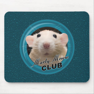 Tapis De Souris Marty Mouse Club Mousepad avec Arrière - plan