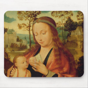 Tapis De Souris Mary avec l'enfant du Christ, début du 16ème