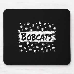 Tapis De Souris Mascotte Bobcats Retour À L'Esprit Scolaire Emprei