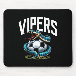 Tapis De Souris Mascotte de football Vipers pour joueurs et équipe