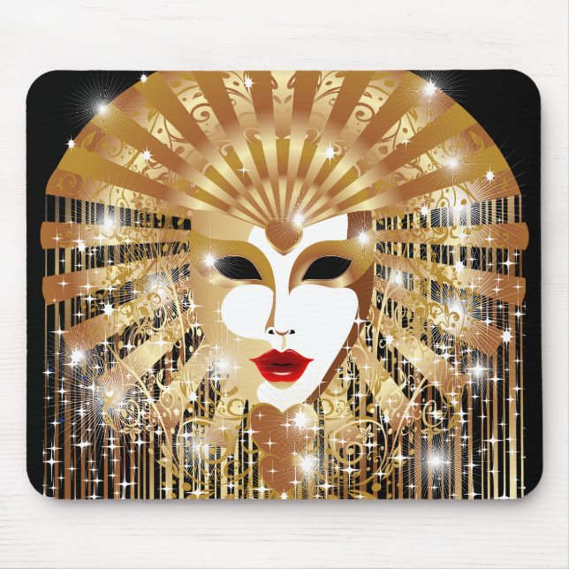 Tapis De Souris Mask de la Fête du Venice Carnival (Devant)