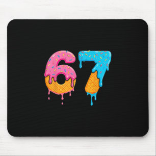 Tapis De Souris Mason 67 Glace Dégoulinante Mème Six Sept