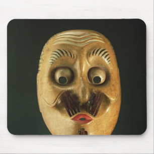 Tapis De Souris Masque comique, théâtre de Noh