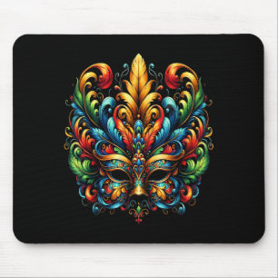Tapis De Souris Masque de Carnaval Brésil Rio 
