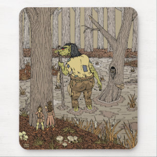 Tapis De Souris Masquer le troll de fond d'âne