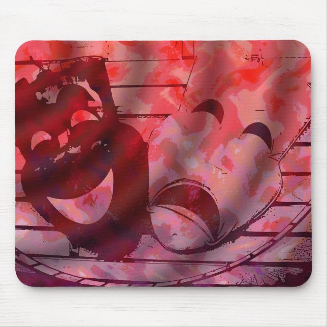 Tapis De Souris Masques de théâtre (Devant)