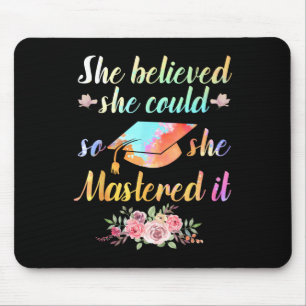 Tapis De Souris Master Art Pour Hommes Femmes Diplôme Universitair