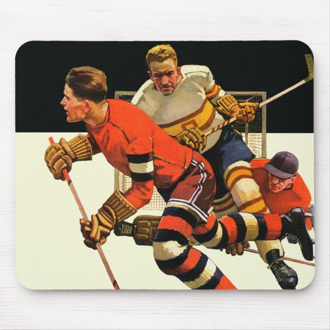 Tapis De Souris Match de hockey sur glace (Devant)