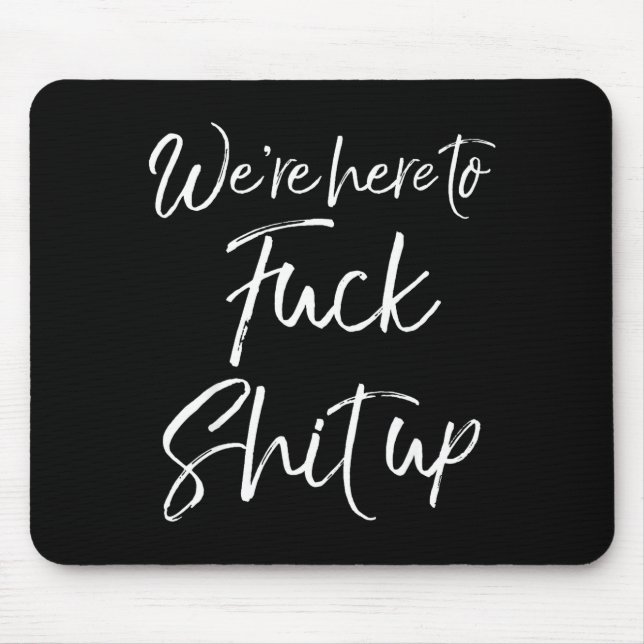 Tapis De Souris Matching Party For Couples We're Here To For Up  (Devant)