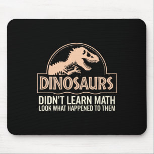 Tapis De Souris Mathématiques drôles Prof de maths, les dinosaures