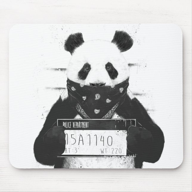 Tapis De Souris Mauvais panda (Devant)